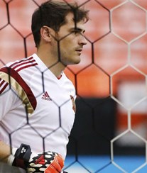 Iker Casillas na companhia do filho