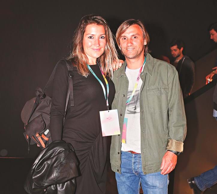 João Pinto com Ângela Galvão