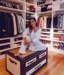 Carolina Patrocínio mostra novo closet