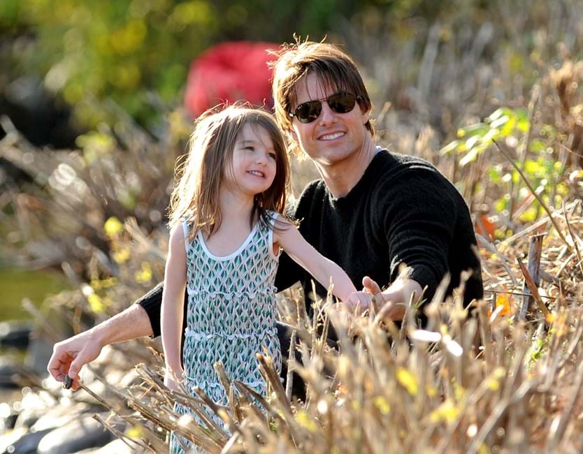 Tom Cruise e a filha 