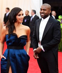 Kardashian e Kanye em foto íntima