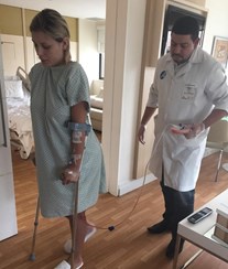 Urach faz fisioterapia