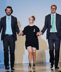 Trissomia 21 não impediu Madeline de ser modelo