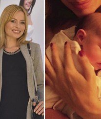 Carla Salgueiro mostra filha