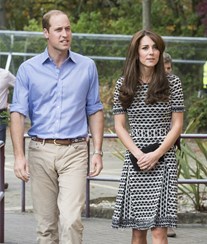 William e Kate atingidos por terramoto
