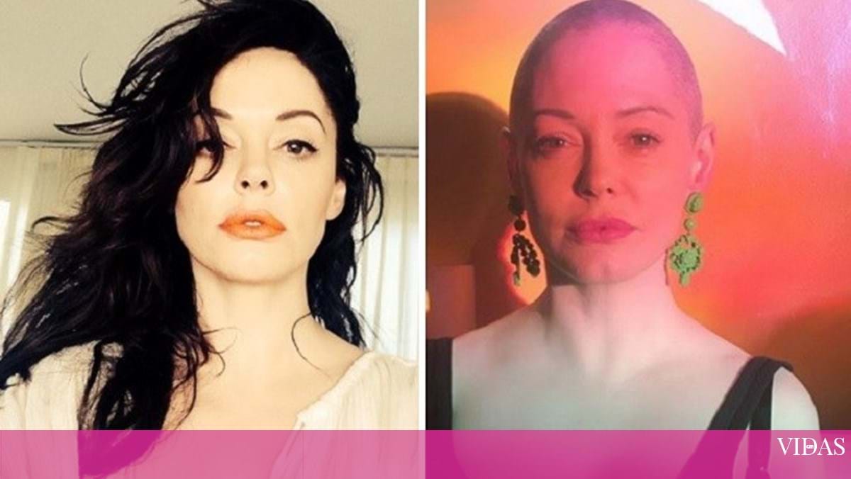 Rose Mcgowan Rapa O Cabelo A Ferver Vidas