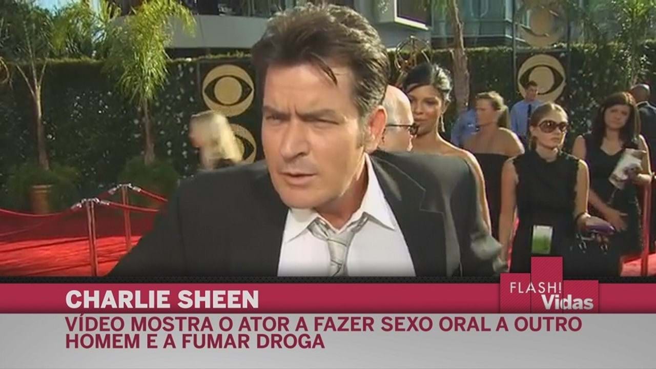 Vídeo revela Charlie Sheen a fazer sexo oral