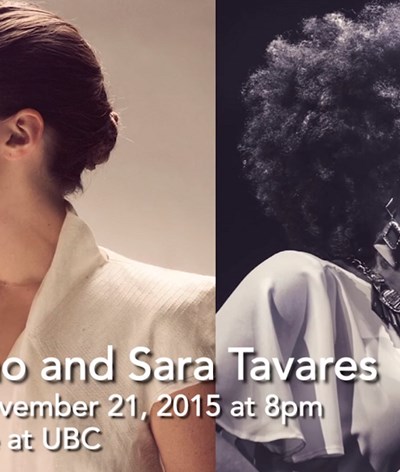 Carminho e Sara Tavares no Chan Centre