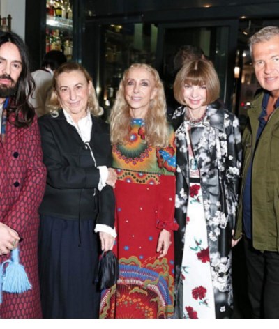 Anna Wintour é anfitreã do 'Insta Dinner' em Milão