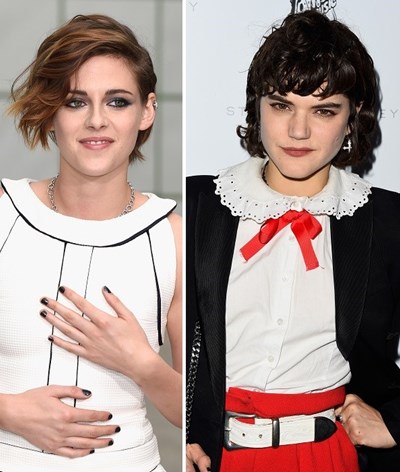 Veja Kristen a beijar a namorada