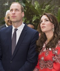 William e Kate visitam Índia