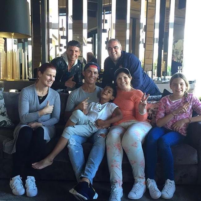 Dolores e Cristiano Ronaldo