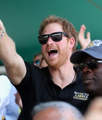 Príncipe Harry divertido nos Invictus