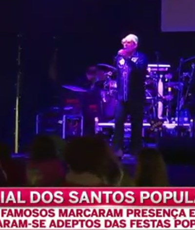 Famosos divertem-se em Arraial