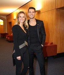 Cristina Ferreira e Ruben Rua juntos em festa