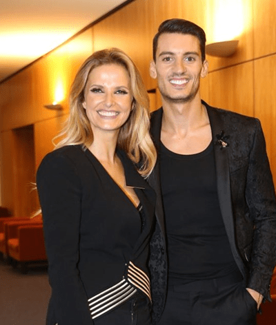 Cristina Ferreira e Ruben Rua juntos em festa