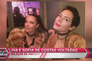 Iva Domingues e Sofia Ribeiro de costas voltadas