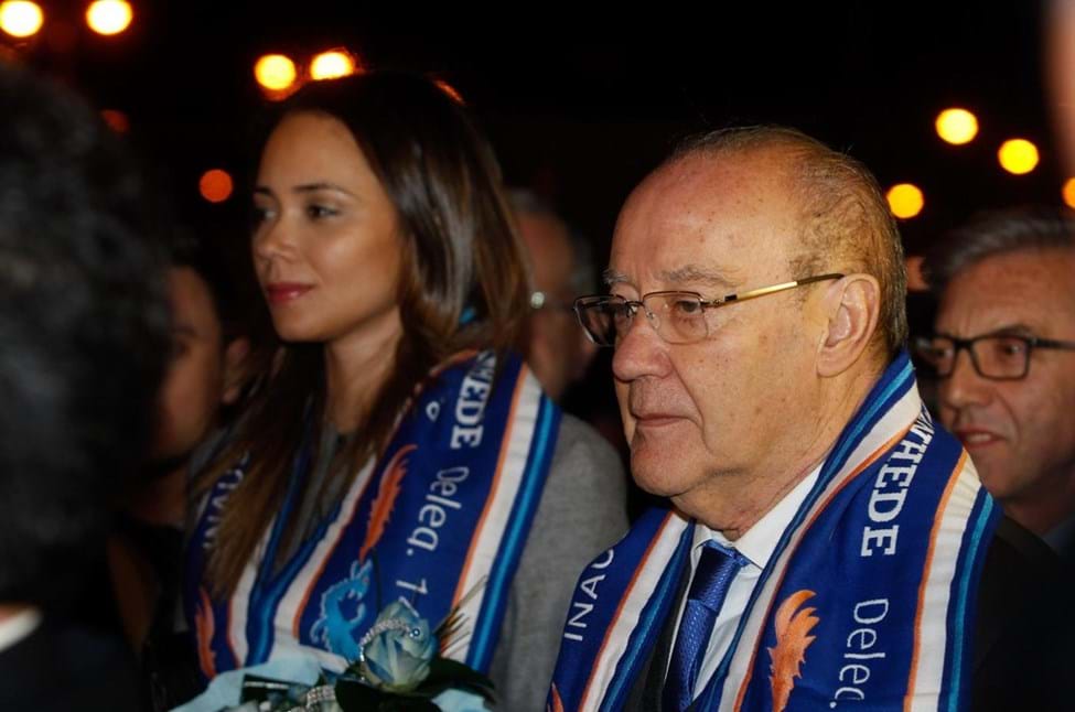 Pinto da Costa com Fernanda no Dragão