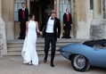 Harry Meghan a caminho do copo de água após o casamento