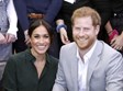 Principe Harry com a mulher, a duquesa Meghan Markle