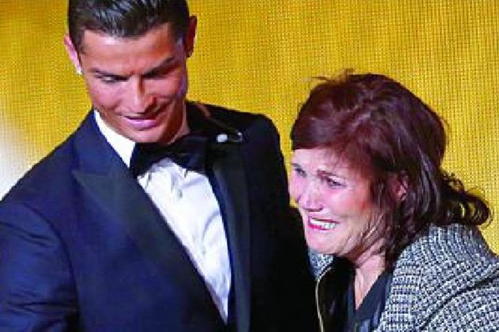 Cristiano Ronaldo e Dolores Aveiro