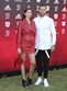 Haris Seferovic  fez-se acompanhar por Amina Basic