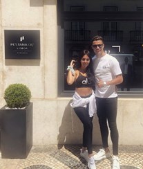 Cristiano Ronaldo e Georgina de visita a Lisboa 