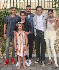 Família Beckham desfruta de férias de sonho em Miami 
