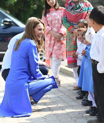 Kate Middleton inspirada pelo filho