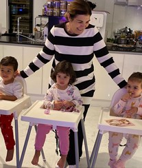 Dolores Aveiro em Itália para matar saudades dos netos