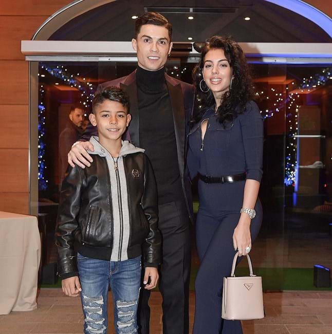 Georgina Rodríguez, Cristiano Ronaldo e Cristianinho