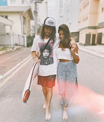 Carolina Loureiro ansiosa por reencontro com o namorado Vitor Kley