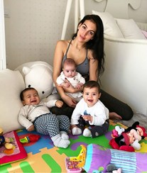 Filha de Ronaldo faz birra por mala de 4 mil euros