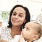 Isabel com o filho mais novo
