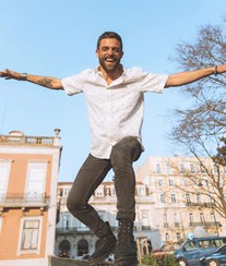 Diogo Amaral coloca-se em risco em brincadeira e é arrasado
