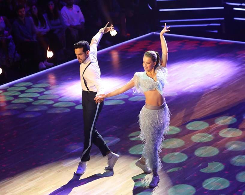 Margarida Corceiro dançou com André Madeira na estreia do 'Dança com as Estrelas'