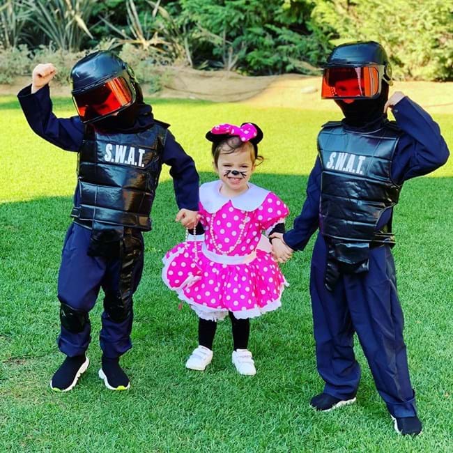 Os filhos de Adrien Silva e Margarida Neuparth