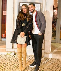Simão Sabrosa e Vanessa Rebelo aceitam o desafio e praticam exercício físico juntos