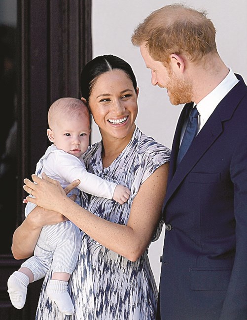 Archie, Meghan, Harry