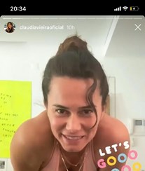Cláudia Vieira mostra corpo de sonho quatro meses após ser mãe