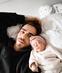 Diogo Piçarra encanta seguidores com foto da filha