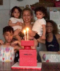 Luciana Abreu festeja aniversário ao lado das quatro filhas