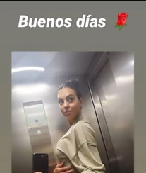 Georgina tapa barriga e faz disparar rumores de gravidez