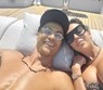 Cristiano e Georgina num momento de descontração a bordo do iate de luxo, em Itália