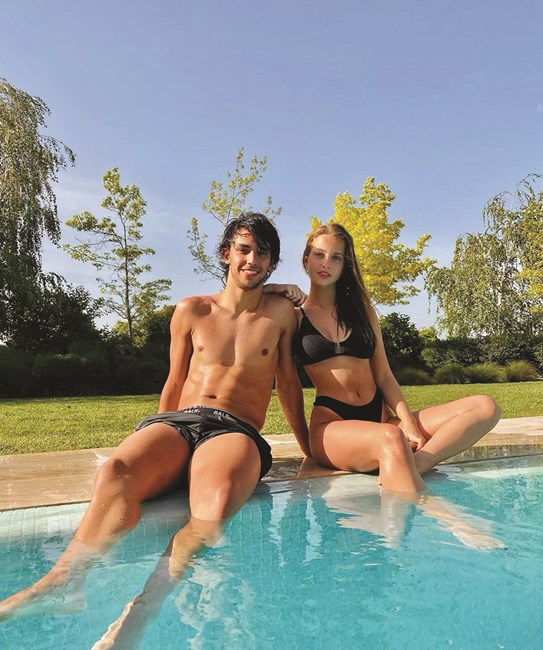 João Félix e Margarida Corceiro