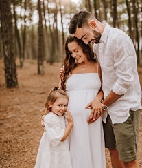 Bruno Fernandes radiante com a família: "A vida a ganhar ainda mais vida"