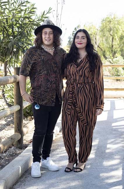 André Filipe com a namorada, Margarida