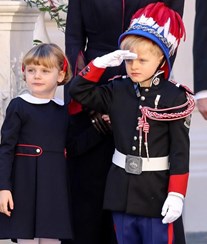 Príncipes do Mónaco encantam nas celebrações do Dia Nacional