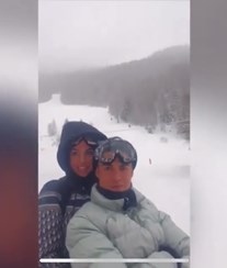 A escapadela romântica de Ronaldo e Georgina na neve em dia de aniversário