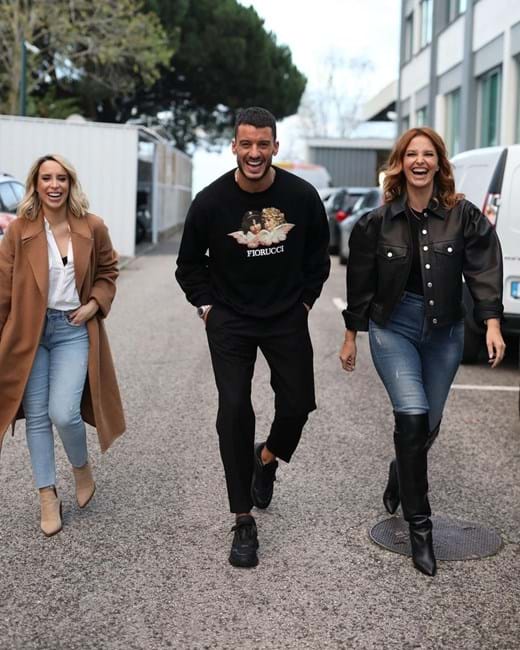 Ruben Rua ao lado de Helena Coelho e Cristina Ferreira